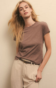 TopsModern Slub Tee Deep Taupe