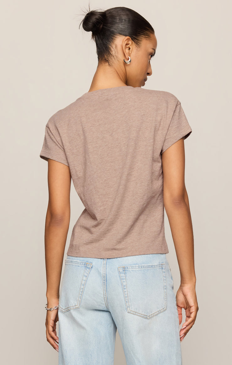 Tops Modern Slub Tee Heather Ash