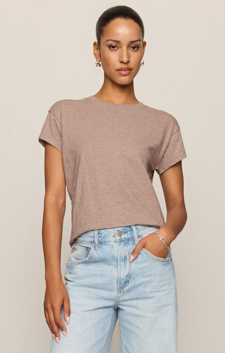 Tops Modern Slub Tee Heather Ash