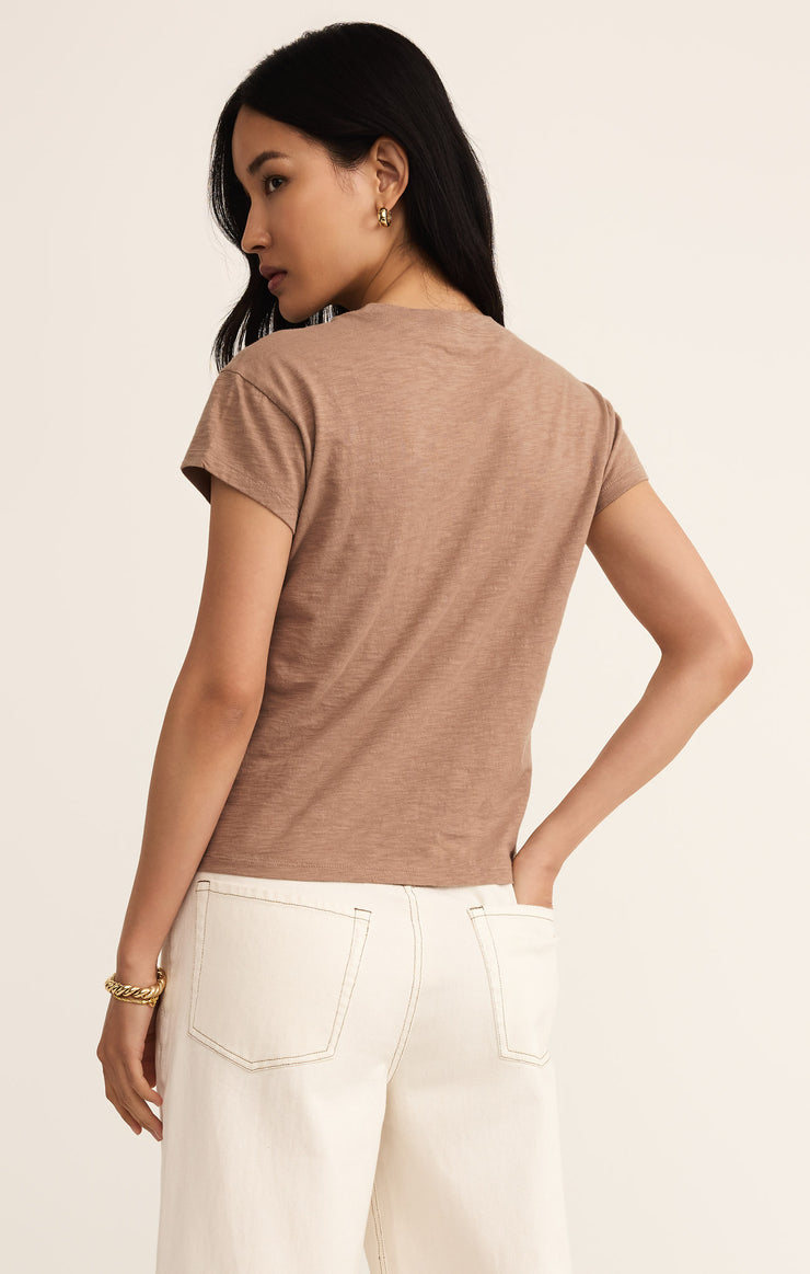 Tops Modern Slub Tee Iced Coffee