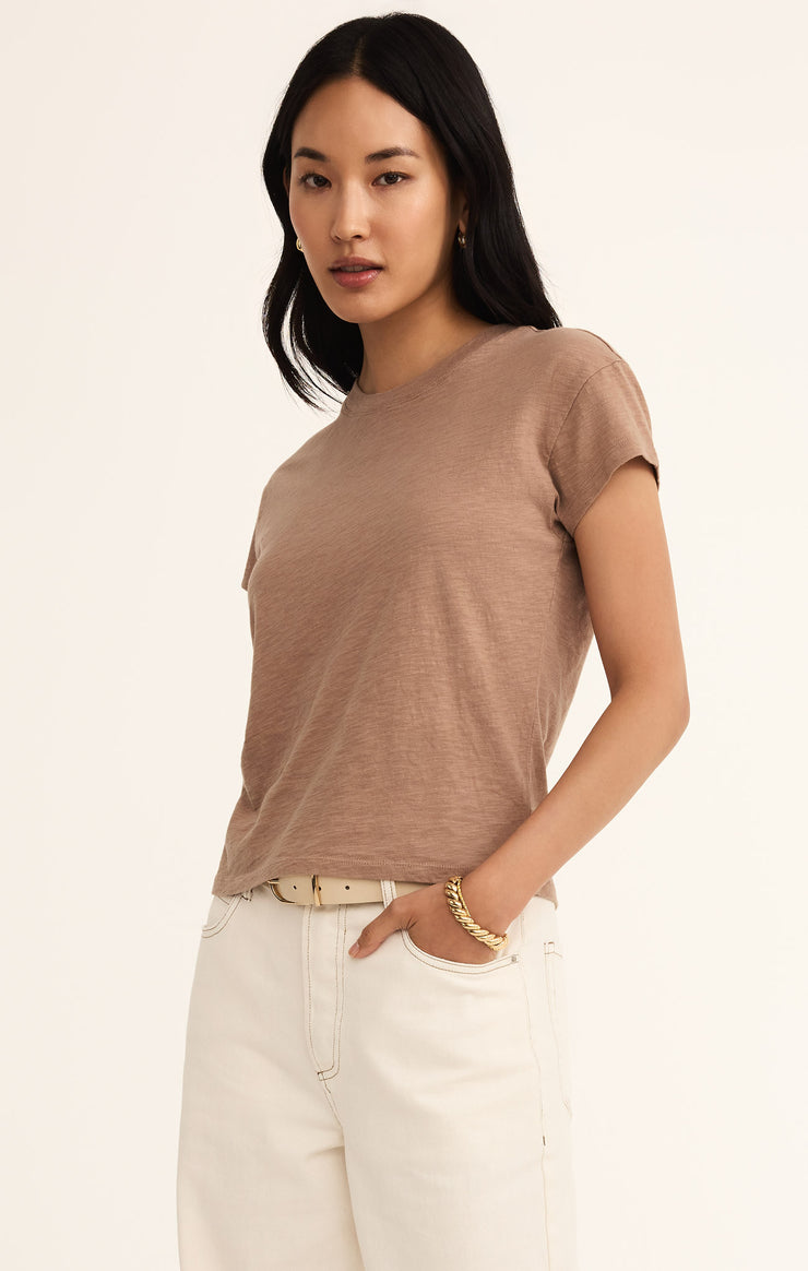 Tops Modern Slub Tee Iced Coffee