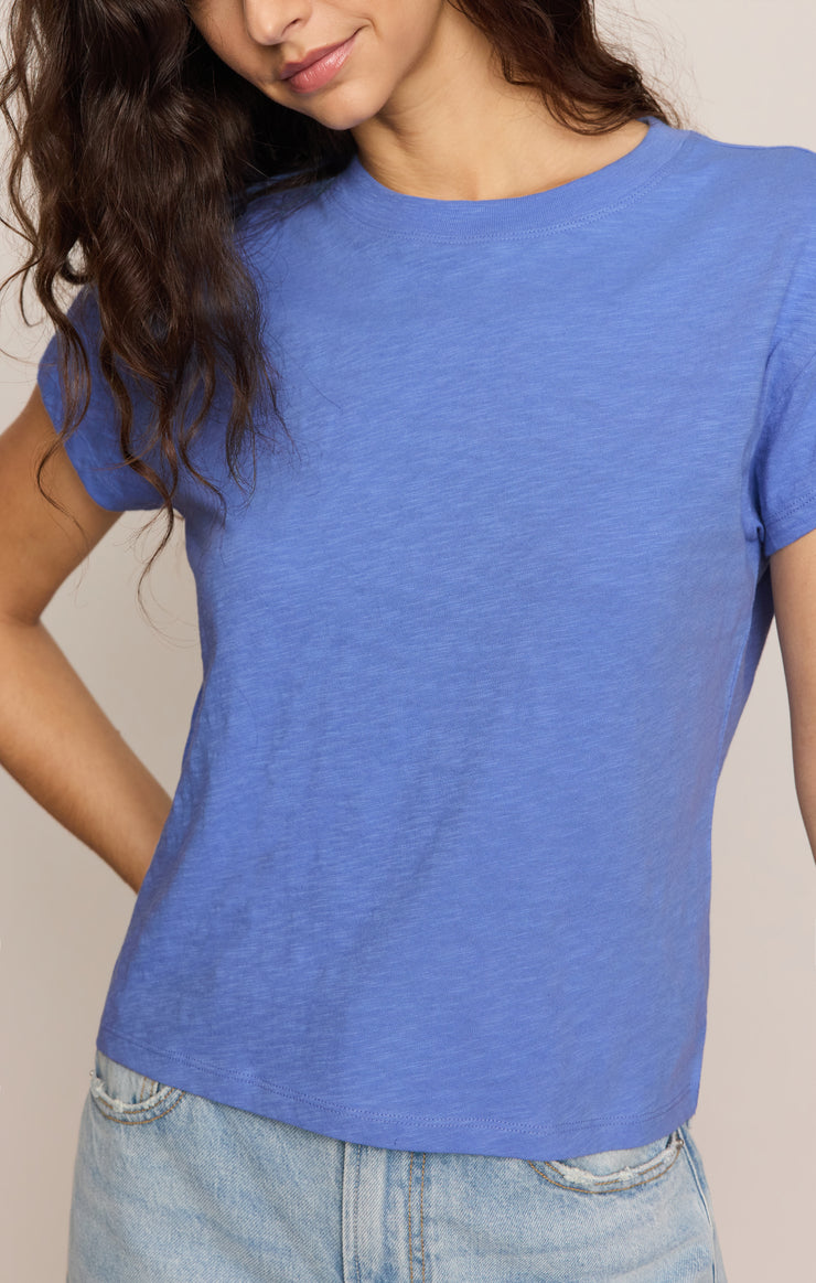 Tops Modern Slub Tee Marina