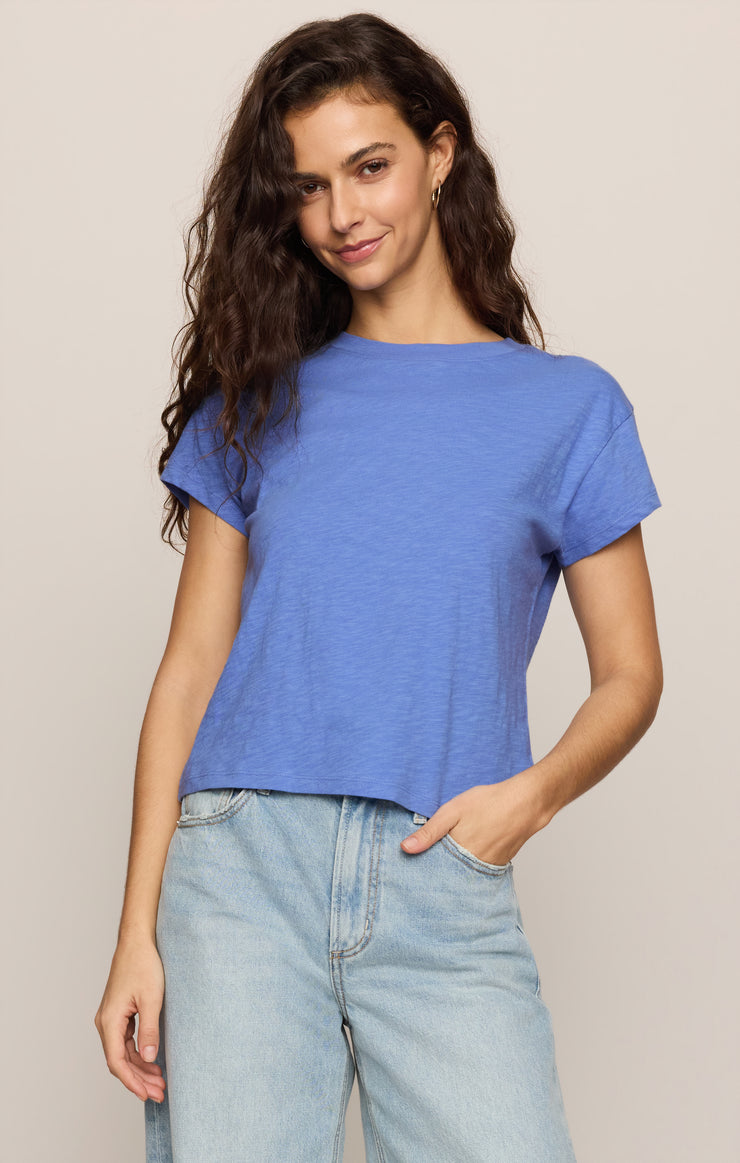 Tops Modern Slub Tee Marina