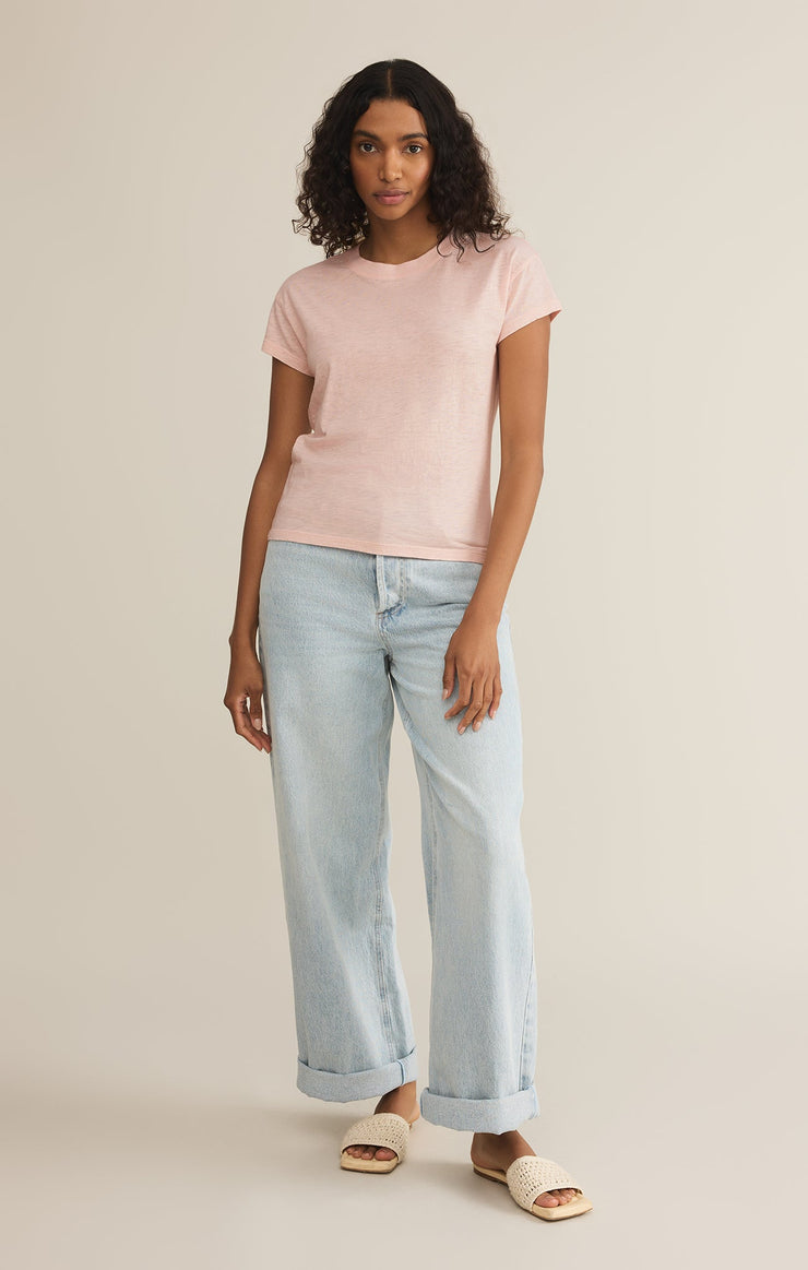 Tops Modern Slub Tee Pink Salt