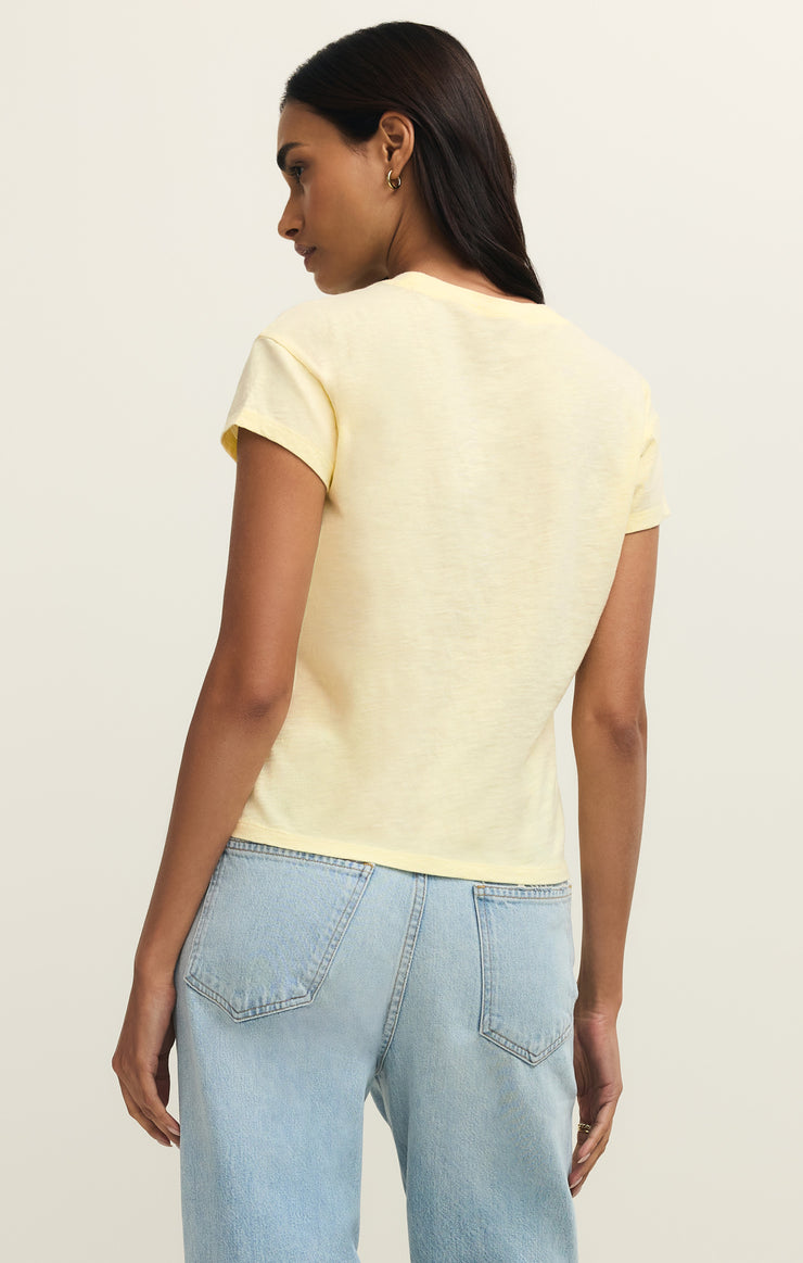 Tops Modern Slub Tee Pineapple