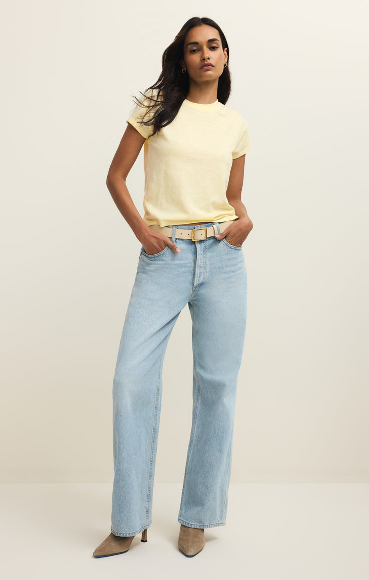 Tops Modern Slub Tee Pineapple