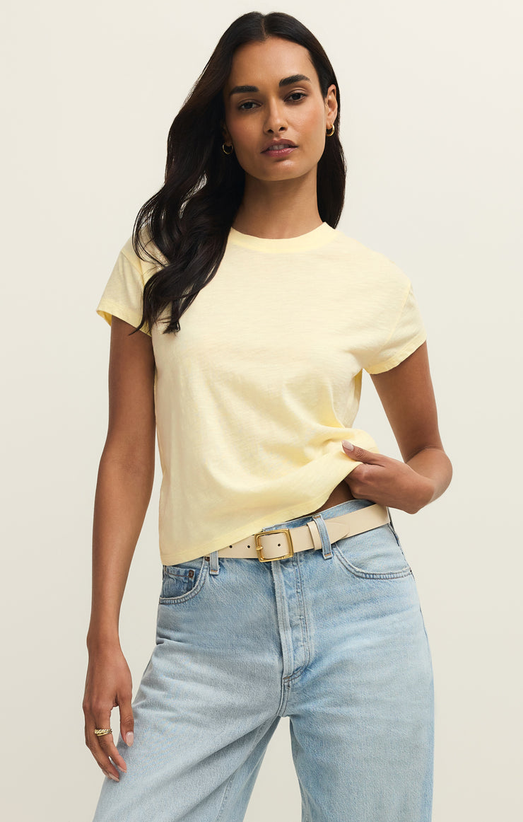 Tops Modern Slub Tee Pineapple