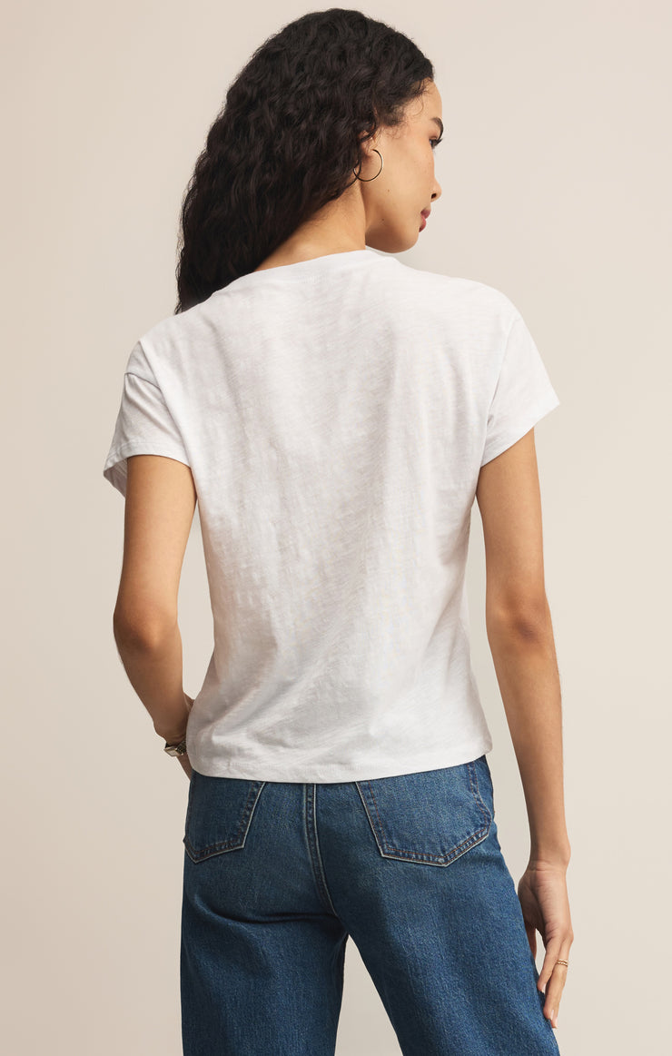 Tops Modern Slub Tee White