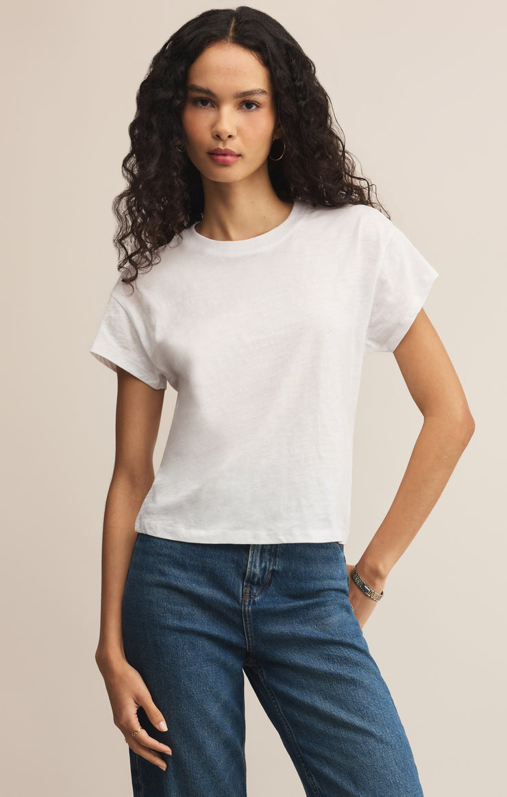 Tops Modern Slub Tee White
