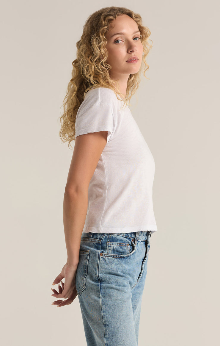 Tops Modern Slub Tee White