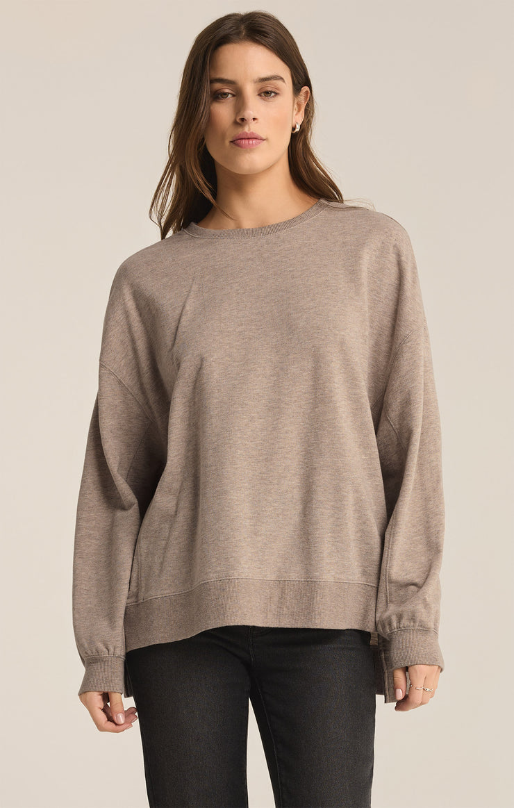 Tops Modern Weekender Heather Taupe