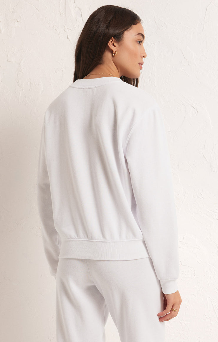 White Crew Neck