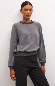 TopsRussel Cozy Pullover Charcoal Heather