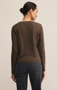 TopsModern Slub Long Sleeve Top Tavern