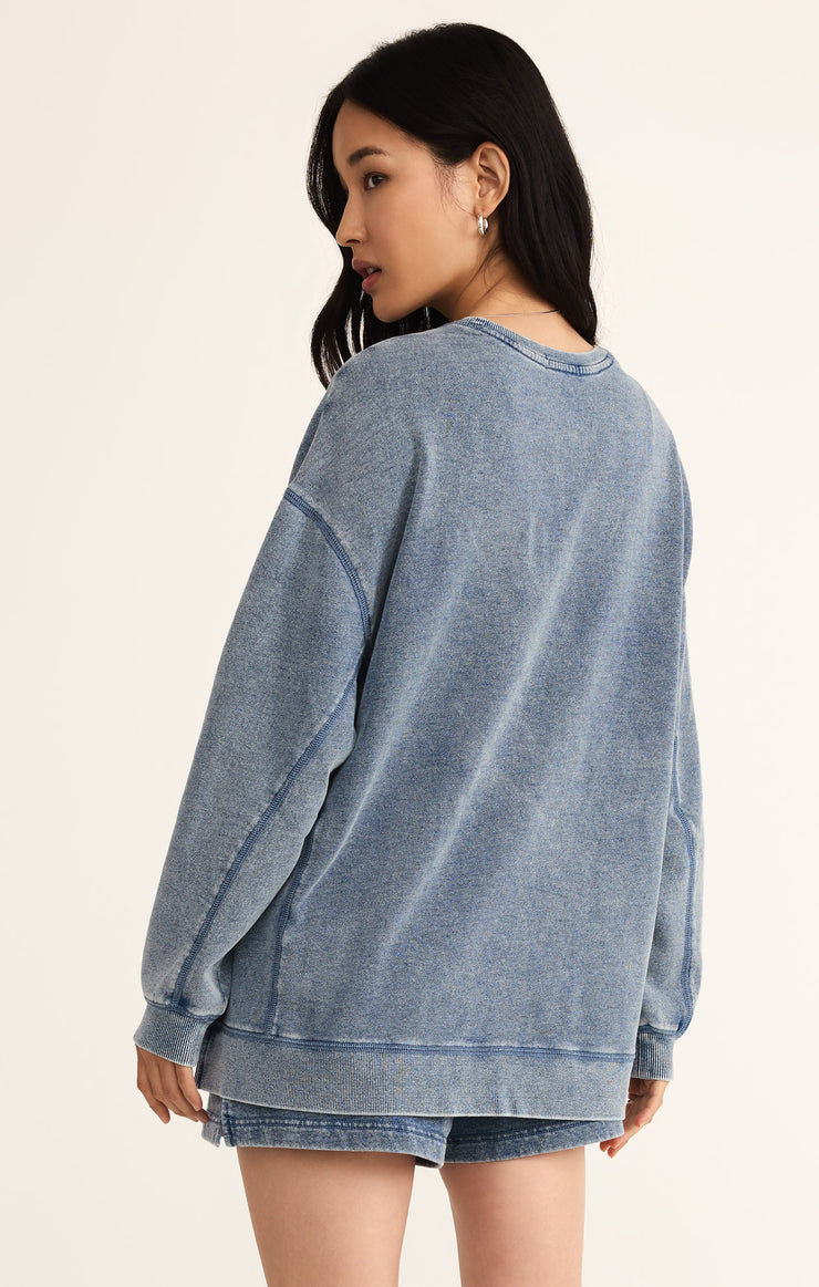 Tops Knit Denim Modern Weekender Medium Indigo