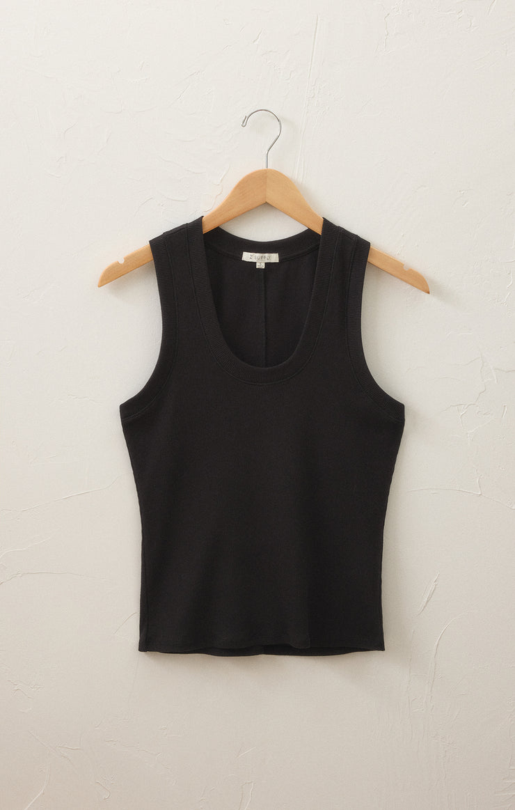 Tops Sirena Rib Tank Black