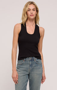 TopsSirena Rib Tank Black