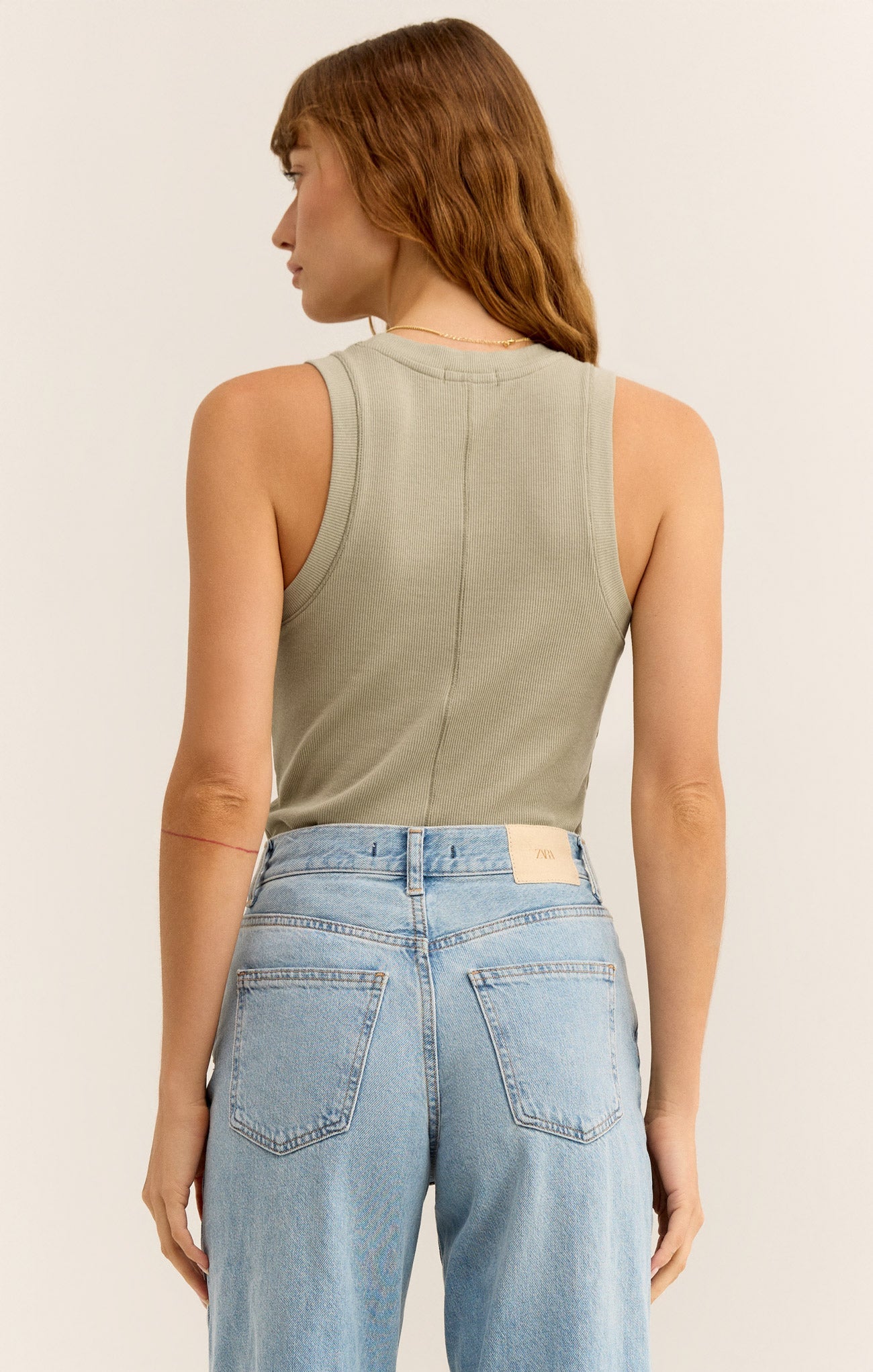 Z SUPPLY CAMISOLE SIRENA - LIGHT HEATHER GREY - Boutique La Penderie