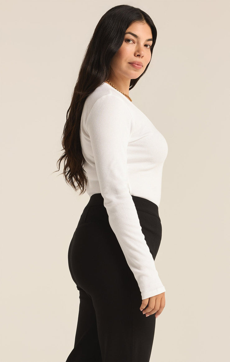 Sirena Rib Long Sleeve Top – Z SUPPLY