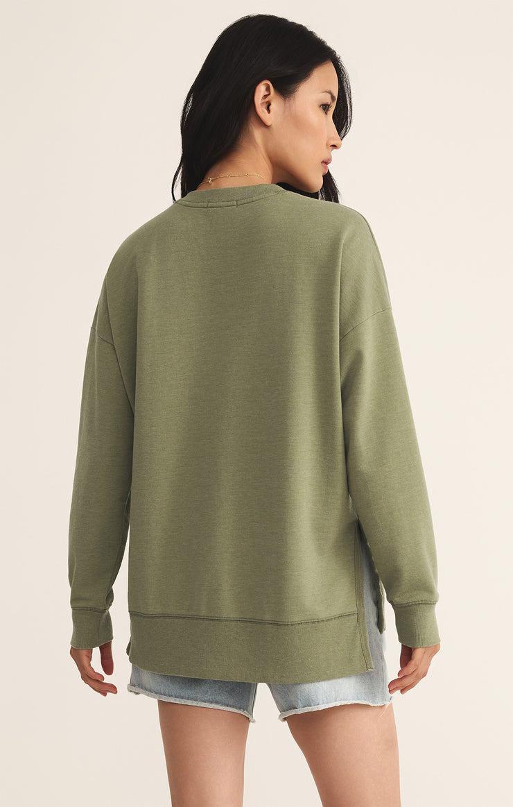 Tops Modern V-Neck Weekender Avocado