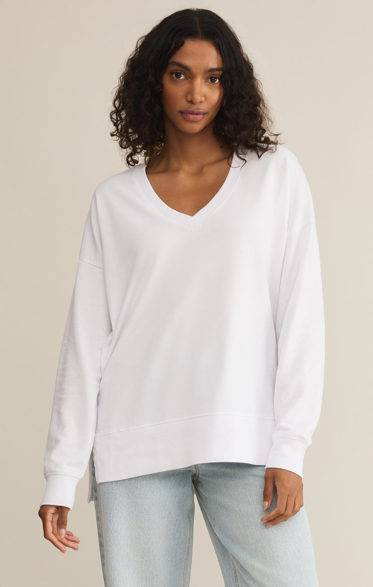 Tops Modern V-Neck Weekender White