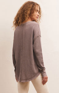 TopsDriftwood Thermal Long Sleeve Top Milk Shake