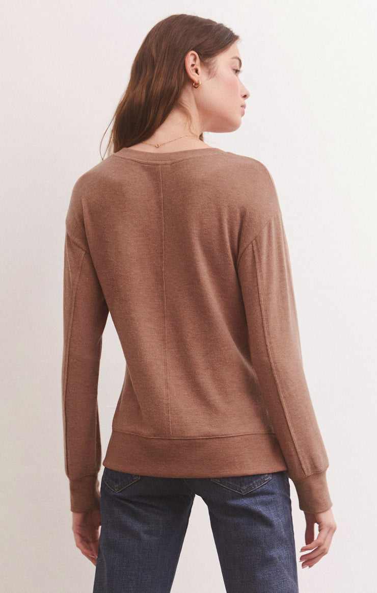 Tops Wilder Cloud V-Neck Long Sleeve Top Penny