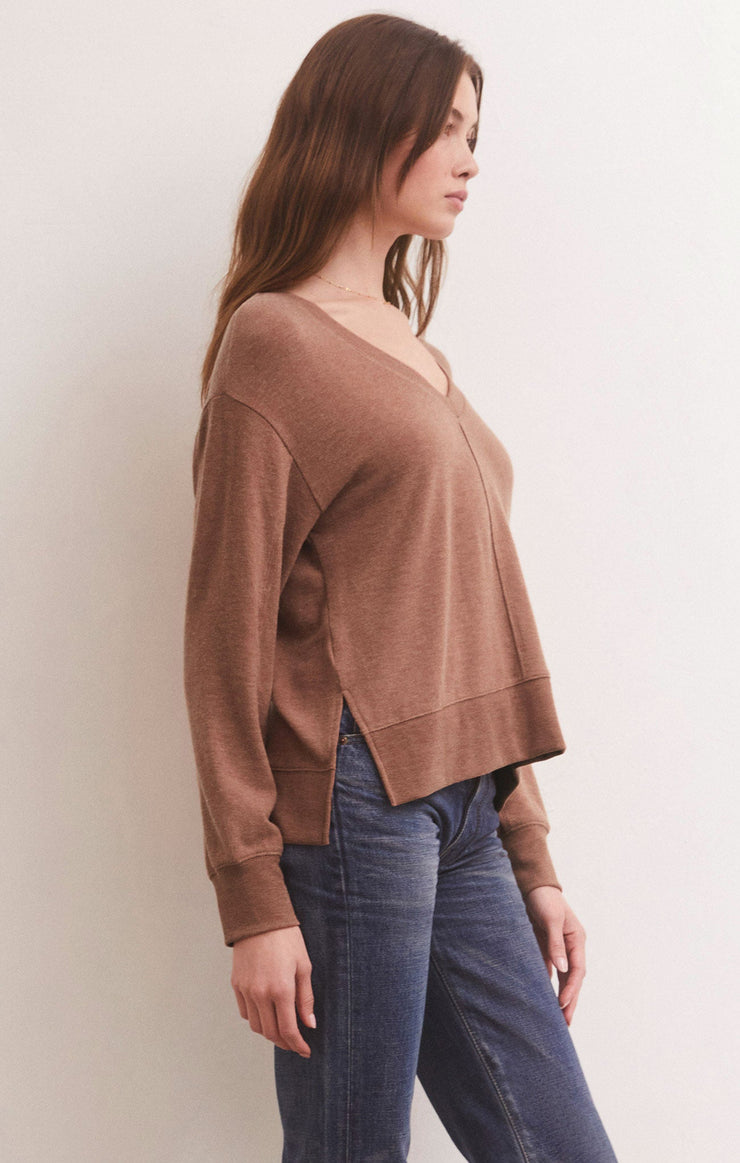 Tops Wilder Cloud V-Neck Long Sleeve Top Penny