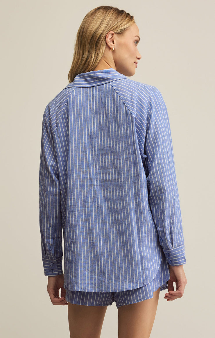 トップス Joe74011piu1uguale3 STRIPE CS Perfect Linen Striped Top – Z SUPPLY