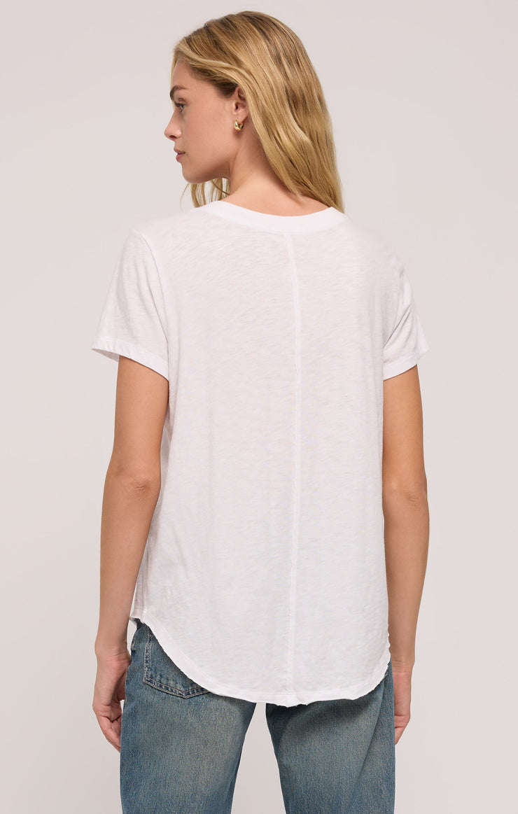 Tops Asher V-Neck Tee White