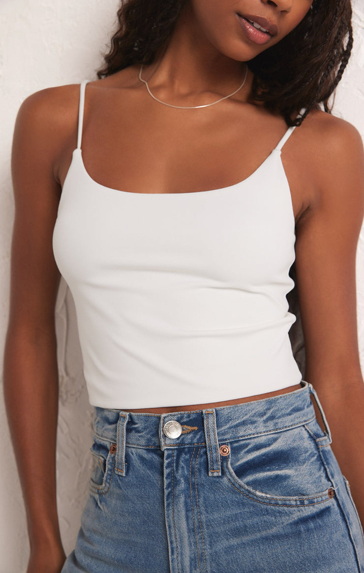 Tops Madeira So Smooth Cropped Cami White