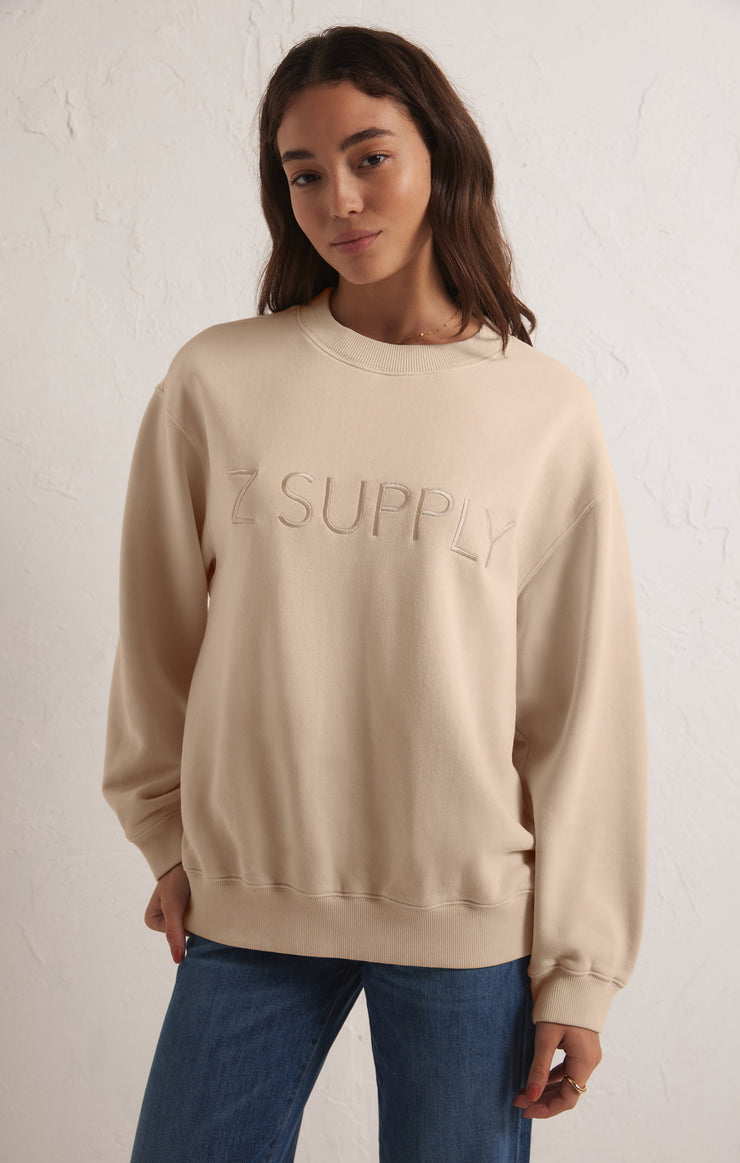 Tops Syd Z Supply Logo Sweatshirt Syd Z Supply Logo Sweatshirt