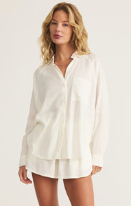 TopsPerfect Linen Top White