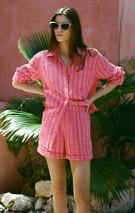 Z Supply - Monaco Red Hot Short and Button Down Set