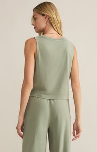 TopsSloane V-Neck Cotton Jersey Top Avocado