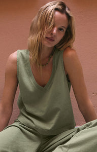 TopsSloane V-Neck Top Avocado