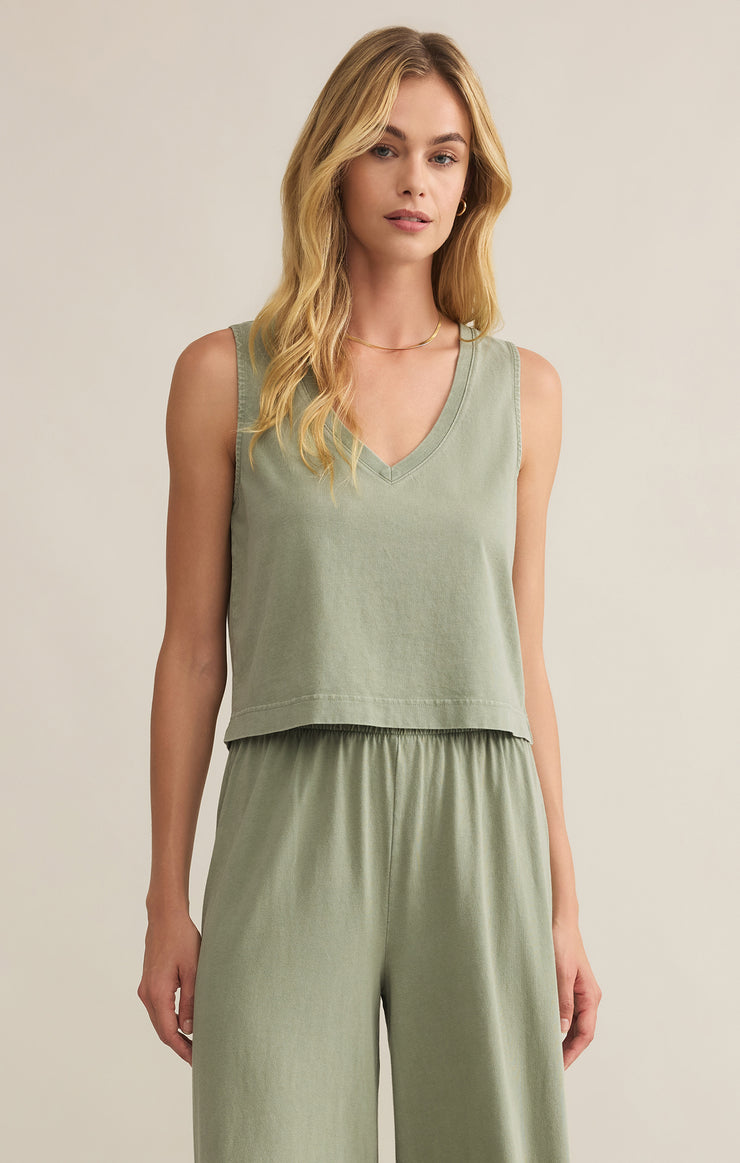 Tops Sloane V-Neck Top Avocado