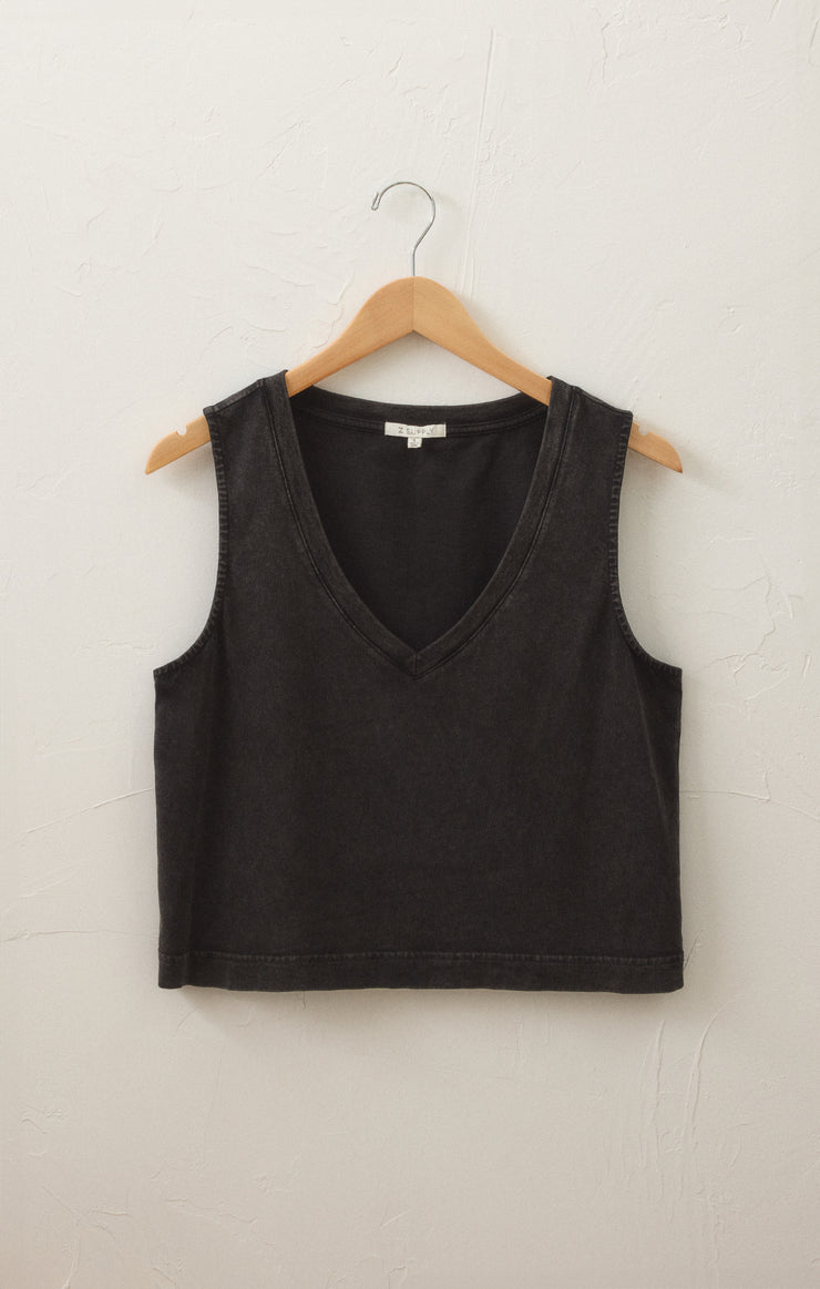 Tops Sloane V-Neck Tank Black