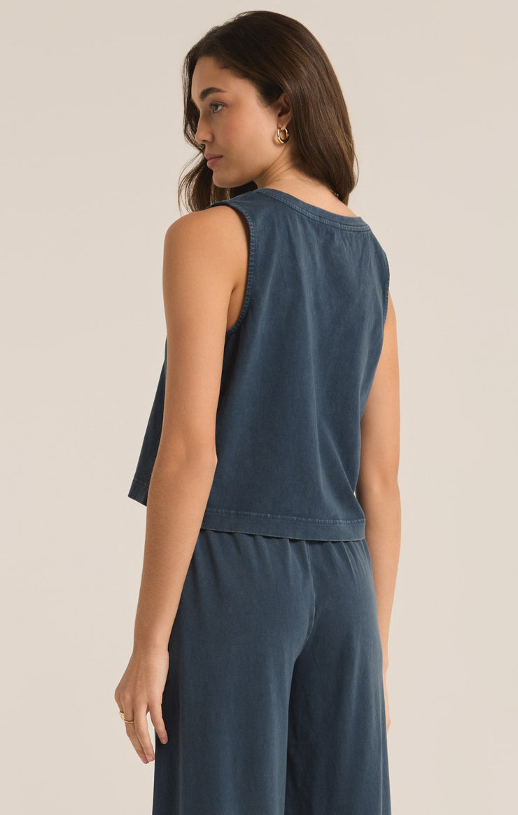 Tops Sloane V-Neck Tank Midnight