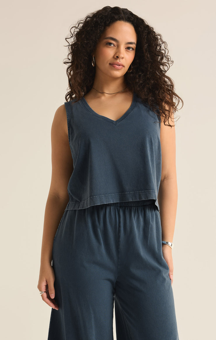 Tops Sloane V-Neck Tank Midnight