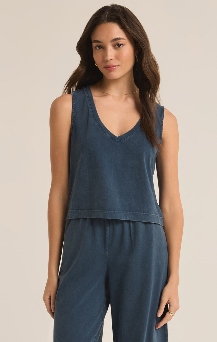 Tops Sloane V-Neck Top Midnight