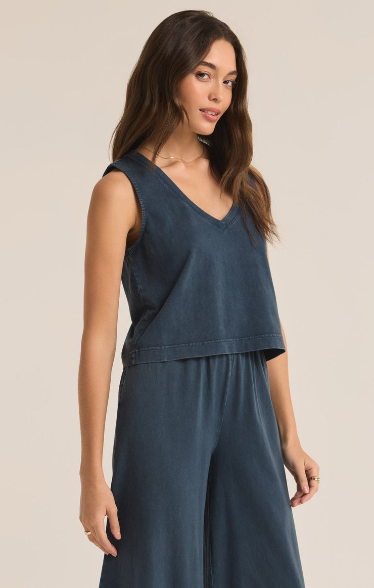 Tops Sloane V-Neck Top Midnight