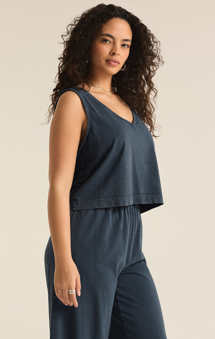 Tops Sloane V-Neck Top Midnight