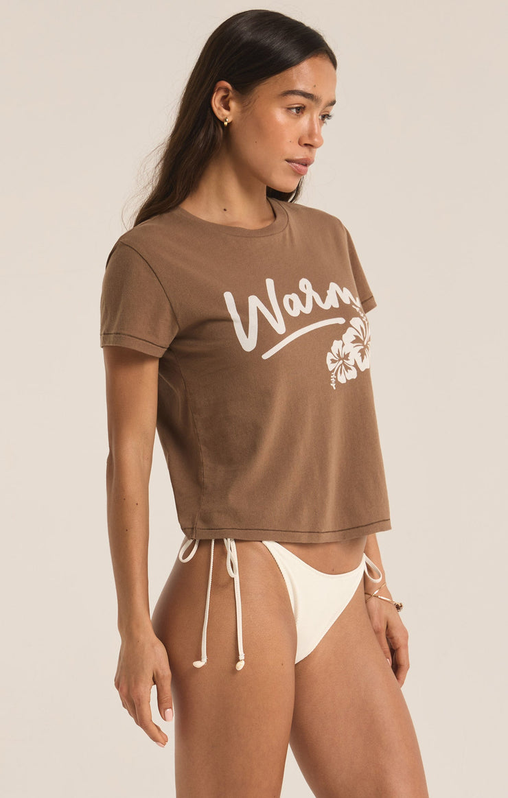 Tops Warm Tourist Tee Coconut