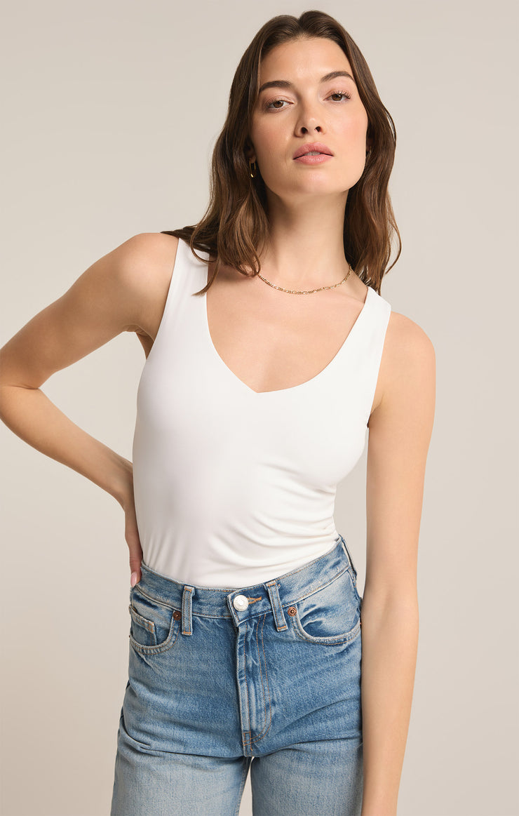 Tops Avala V-Neck So Smooth Tank White