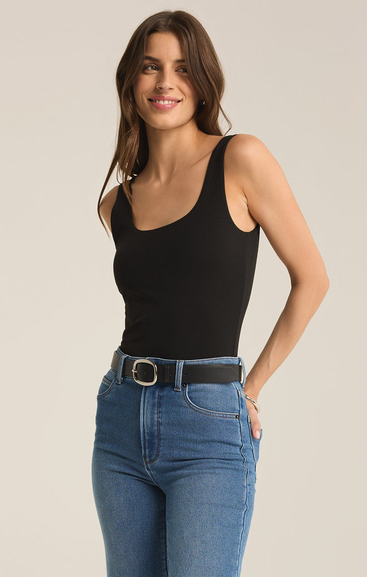 Tops Vienna So Smooth Bodysuit Black