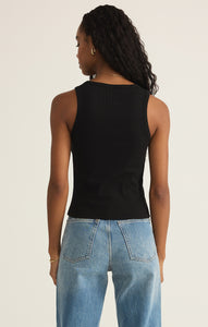 TopsHadley Rib Tank Black