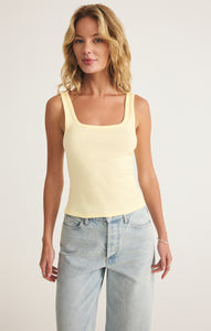 TopsDanya Rib Tank Mellow Yellow