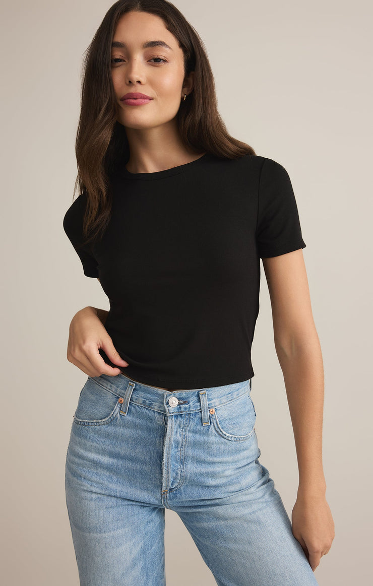 Tops Second Skin Cropped Tee Second Skin Cropped Tee