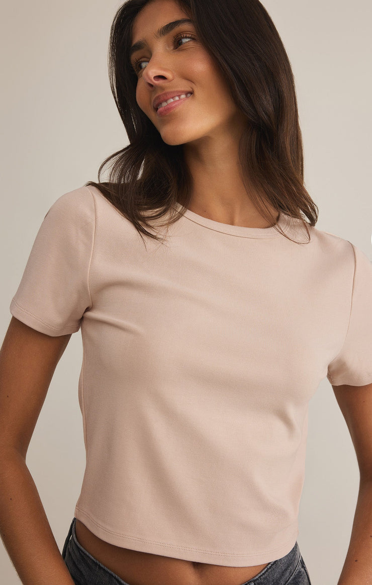 Tops Second Skin Cropped Tee Second Skin Cropped Tee